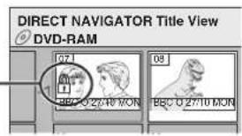 DIRECT NAVIGATOR Title View DVD-RAM 07 08 BBC 0 27:10 MON BBC 0 27:10 MON