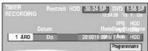 PANASONIC DMR-EH95 - Drücken Sie [ENTER]. - 1