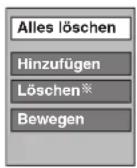 PANASONIC DMR-EH95 - ■ Editieren der Überspielliste - 1