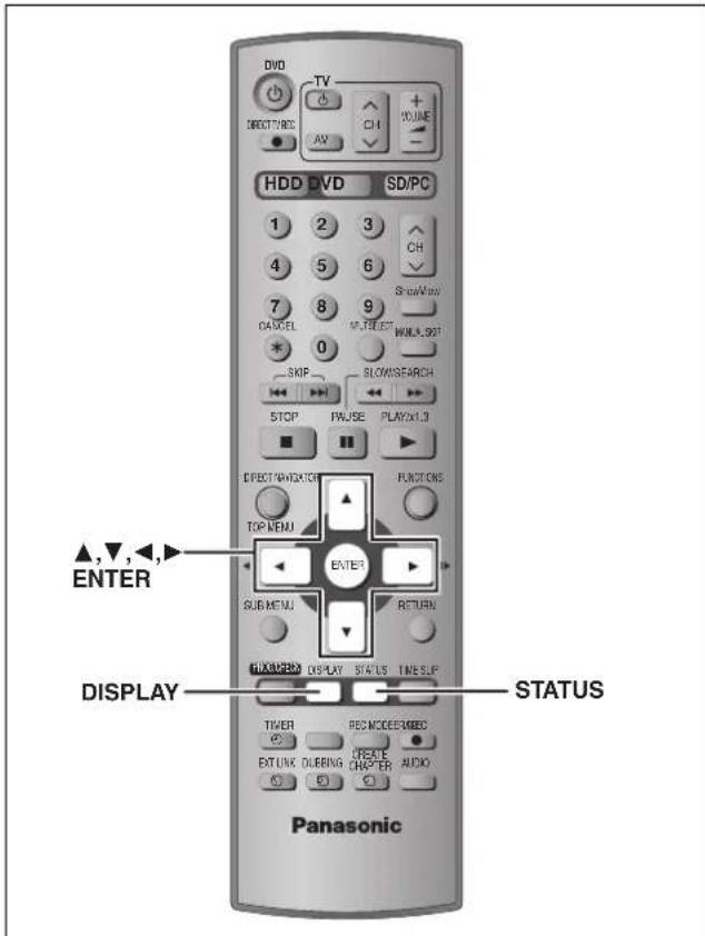 DVD TV DIRECT VIDE AV CH YOU/UE HDD DVD SD/PC 1 2 3 4 5 6 7 8 9 CANCEL 0 Show/View MANUL.SOT SKIP SLOWSFARCH STOP FWUSE PLAYX1.3 EFFECT/VIEW/DOCK FUSONE TOP MENU ENTER SUB MENU RETURN DISPLAY STATUS TIVER REC MODEE/MED CREATE OUTPUT AUDIO Panasonic