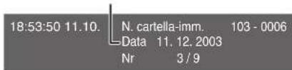 18:53:50 11.10. N. cartella-imm. Data 11. 12. 2003 Nr 3 / 9 103 - 0006
