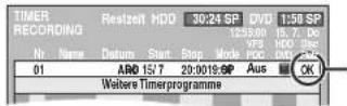 PANASONIC DMR-EH95 - Drücken Sie [ENTER]. - 1