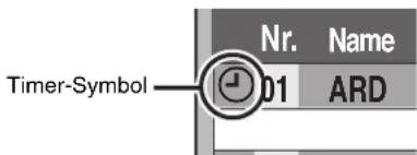 Timer-Symbol Nr. Name 01 ARD