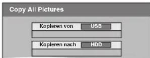 PANASONIC DMR-EH775 - Wählen Sie mit [▲, ▼] die Option "Bilder (JPEG) kopieren", und drücken Sie [OK]. - 1