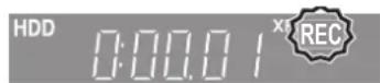 PANASONIC DMR-EH775 - Drücken Sie [● REC], um die Aufnahme zu starten. - 1