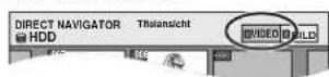 PANASONIC DMR-EH775 - Drücken Sie die "Rote" Taste, um "VIDEO" auszuwählen. - 1