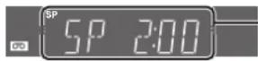 PANASONIC DMR-EH75 - Press [REC MODE] to select the recording mode [HDD/discs (XP, SP, LP, or EP) / VHS (SP, EP or VP)]. - 3