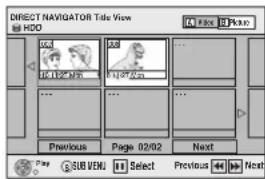 PANASONIC DMR-EH75 - Press [DIRECT NAVIGATOR]. - 1