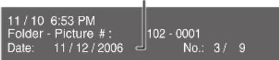 PANASONIC DMR-EH75 - ■ To show the picture properties - 1