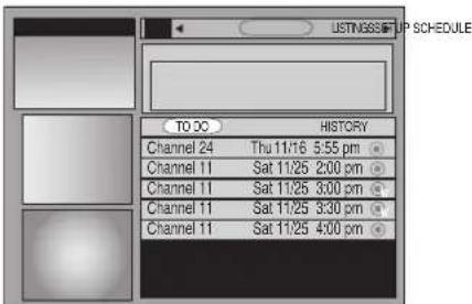 LISTINGS SETUP SCHEDULE TO 3C HISTORY Channel 24 Thu 11/16 5:55 pm Channel 11 Sat 11/25 2:00 pm Channel 11 Sat 11/25 3:00 pm Channel 11 Sat 11/25 3:30 pm Channel 11 Sat 11/25 4:00 pm