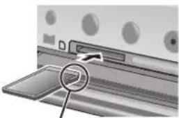 PANASONIC DMR-EH75 - Inserting the card - 1