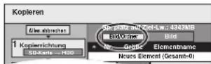 PANASONIC DMR-EH685 - ■ So tragen Sie Ordner einzeln nacheinander ein - 1