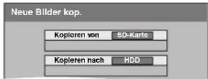 PANASONIC DMR-EH685 - Wählen Sie mit [▲, ▼] die Option "Bilder (JPEG) kopieren", und drücken Sie [OK]. - 1