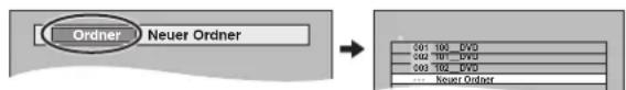 Ordner Neuer Ordner 001 100 DVD 002 101 DVD 003 102 DVD ... Neuer Order