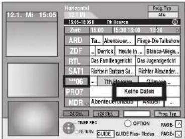 PANASONIC DMR-EH685 - Bearbeiten von Programmlisten - 3
