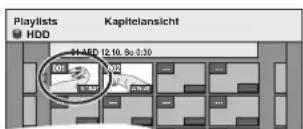 Playlists Kapitelansicht HDD 14.10.8:30 00% 12.10.8:30 12.10.8:30