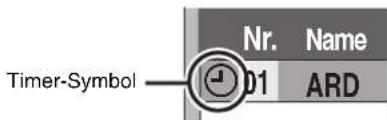 Timer-Symbol Nr. Name 01 ARD