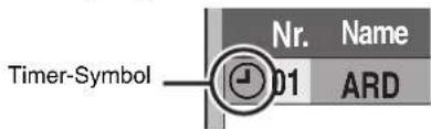 Timer-Symbol Nr. Name 01 ARD