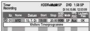 PANASONIC DMR-EH685 - Drücken Sie [PROG/CHECK]. - 1