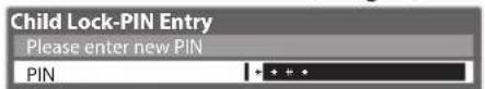 PANASONIC TX-P50U30B - Enter the PIN number (4 digits) - 1