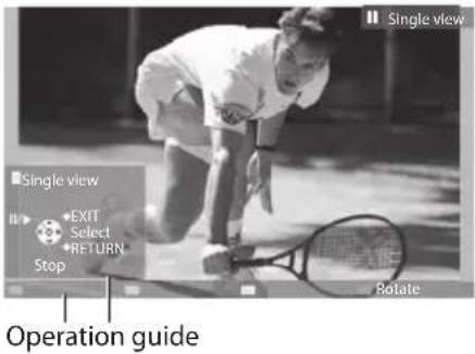 PANASONIC TX-P50U30B - [Single view] - Photos are displayed one at a time. - 2