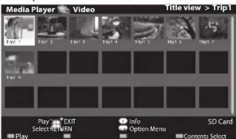 PANASONIC TX-P50U30B - Select the title - 1