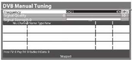 PANASONIC TX-P50U30B - Set DVB channel manually [Manual Tuning] - 1