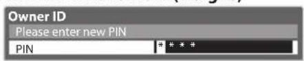 PANASONIC TX-P50U30B - Enter the PIN number (4 digits) - 1