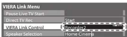PANASONIC TX-P50U30B - If multiple recorders or players are connected - 1