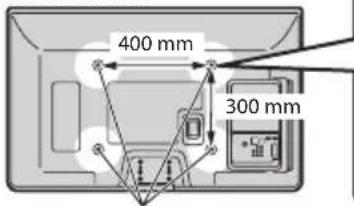 PANASONIC TX-P50U30B - Wall-hanging bracket - 2