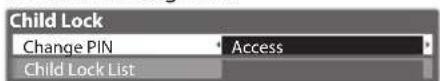 PANASONIC TX-P50U30B - Select [Change PIN] - 1