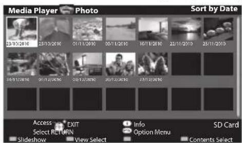 PANASONIC TX-P50U30B - Select one of the sorted groups to display the thumbnail of the selected group - 1
