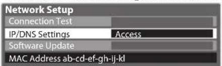 PANASONIC TX-P50U30B - Connect to the network [Network Setup] - 1
