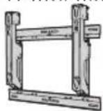 PANASONIC TX-P50U30B - Wall-hanging bracket - 1