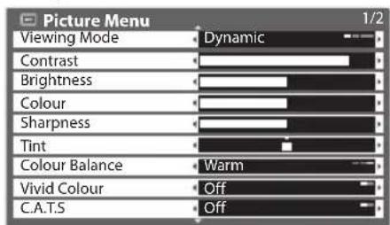 PANASONIC TX-P50U30B - Adjust or select - 1