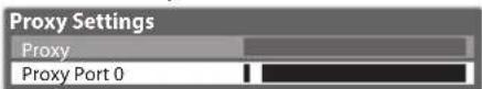 PANASONIC TX-P50U30B - ■ To set [Proxy Port] - 1