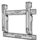 PANASONIC TX-P50GT30B - Wall-hanging bracket - 1
