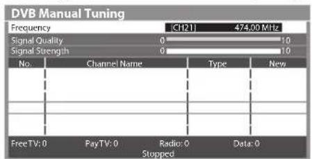 PANASONIC TX-P50GT30B - Set DVB channel manually [Manual Tuning] - 1