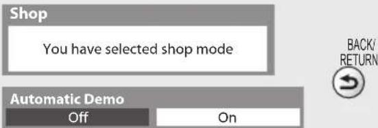 PANASONIC TX-P50GT30B - Return to viewing environment selection screen - 1