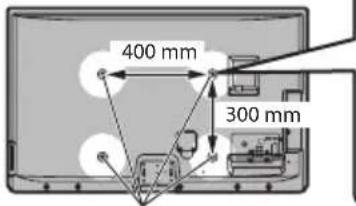 PANASONIC TX-P50GT30B - Wall-hanging bracket - 2