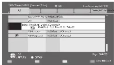 PANASONIC TX-P50GT30B - Control the DIGA Recorder - 1