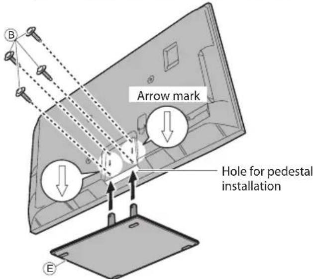 PANASONIC TX-P50GT30B - Securing the TV - 1