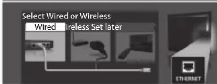 PANASONIC TX-P50GT30B - Select the network type - 1