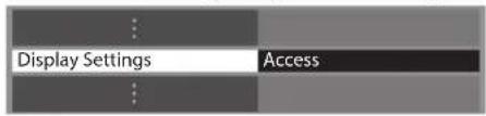 PANASONIC TX-P50GT30B - Select [Display Settings] - 1