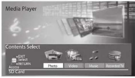 PANASONIC TX-P50GT30B - Select the content - 1