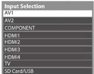 PANASONIC TX-P50GT30B - Select the input mode connected to the equipment - 1