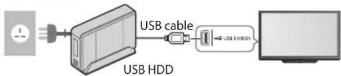 PANASONIC TX-P50GT30B - USB HDD connection - 1