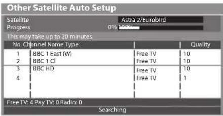 PANASONIC TX-P50GT30B - Select the search mode and start Auto Setup - 3