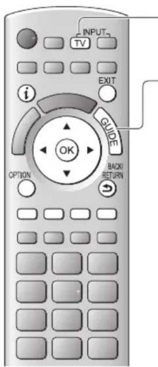 PANASONIC TX-P50GT30B - Using TV Guide - 1