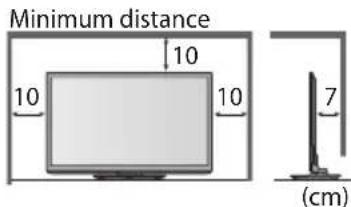 PANASONIC TX-P50GT30B - ■ Moving the TV - 1